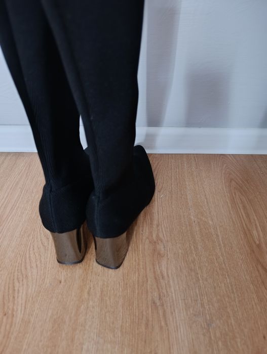 Kozaczki za kolano na obcasie