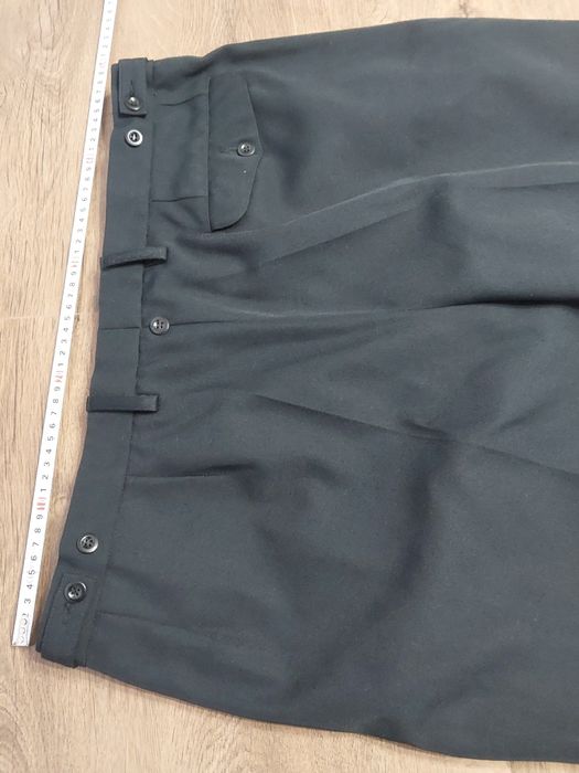 Spodnie reprezentacyjne gabardyna policja  czarne jak nowe