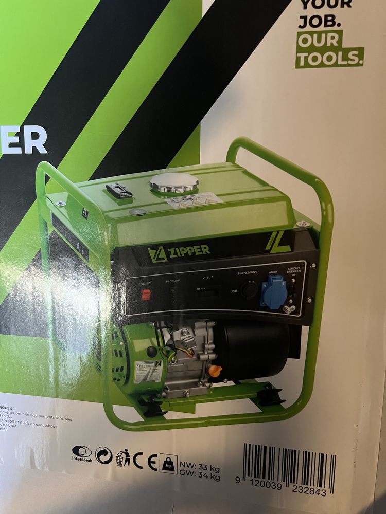 Продаю генератор Zipper ste 2800iv !