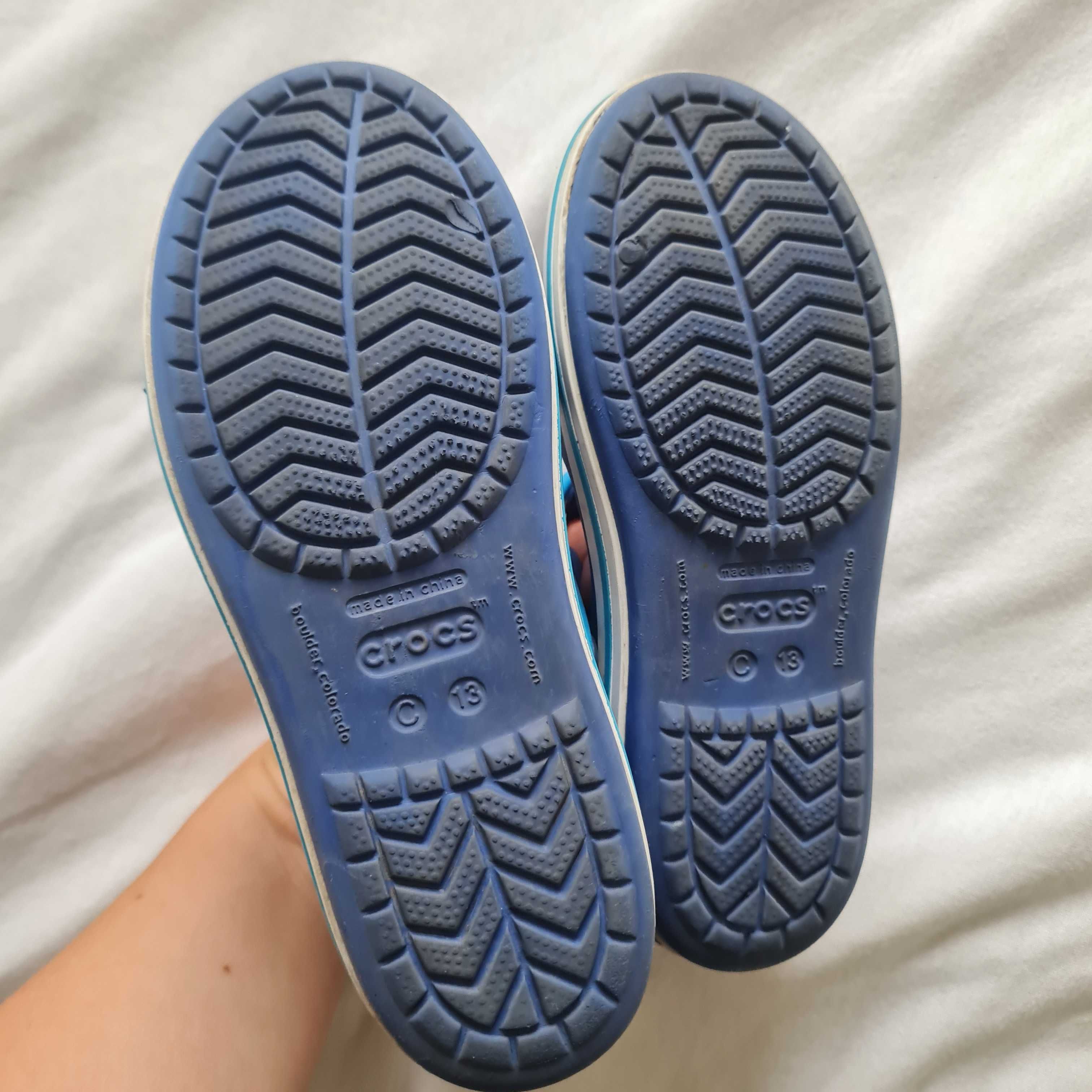 Buty sandały sandałki buciki 30-31 C13 c 13 Crocs na basen gumowe