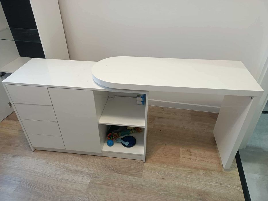 Biurko/komoda rozkładane obrotowe