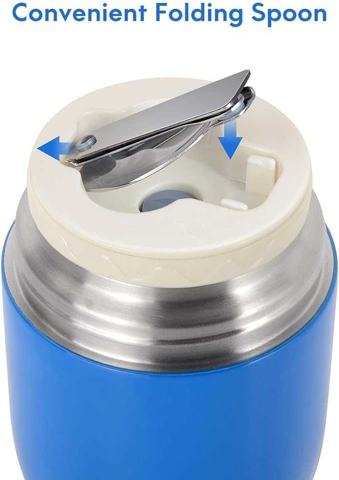 pojemnik termiczny na żywność 450ml niebieski