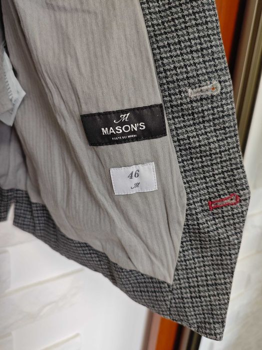 Mason's колекційна жилетка р. М сіра чоловіча класична вінтаж