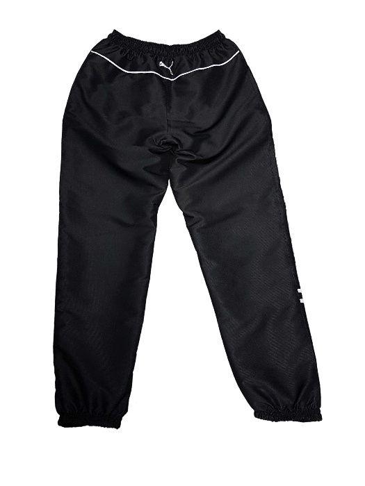 Spodnie czarne poliester dresowe dres prosto 5xl