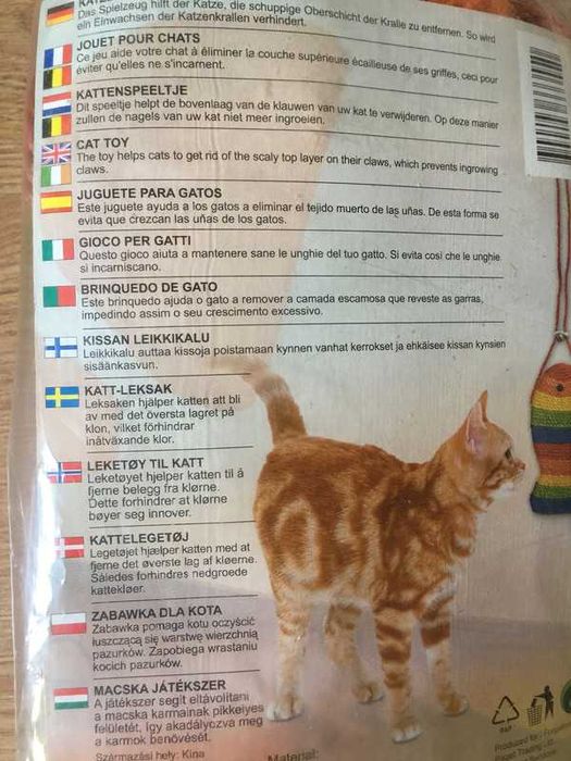 Arranhador (em forma de peixe) para gatos