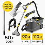 Odkurzacz piorący Kärcher Puzzi 10/1 wynajem środek czyszczący gratis!