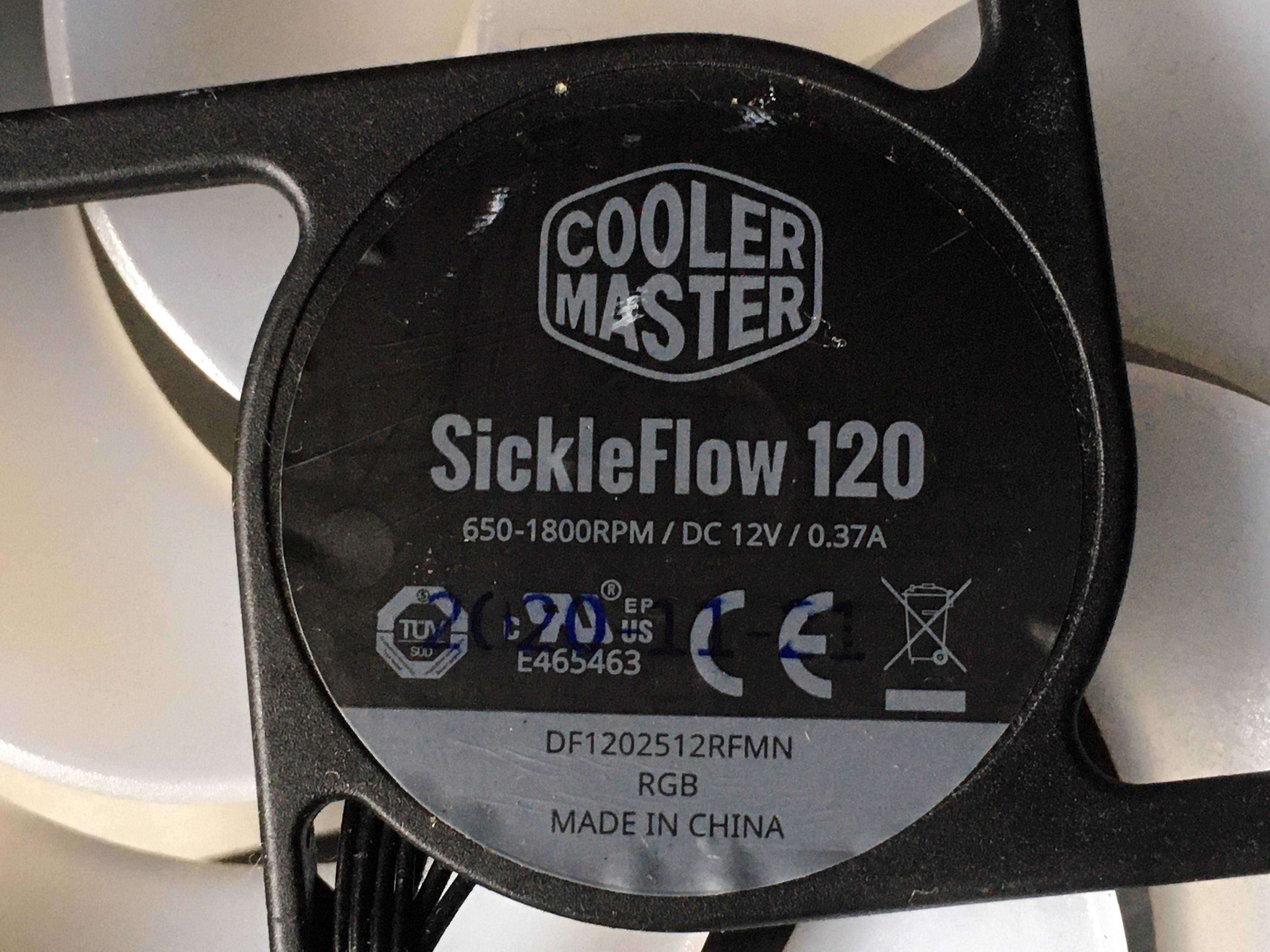 PACK 3 Fans ARGB/RGB Cooler Master MasterFan/SickleFlow