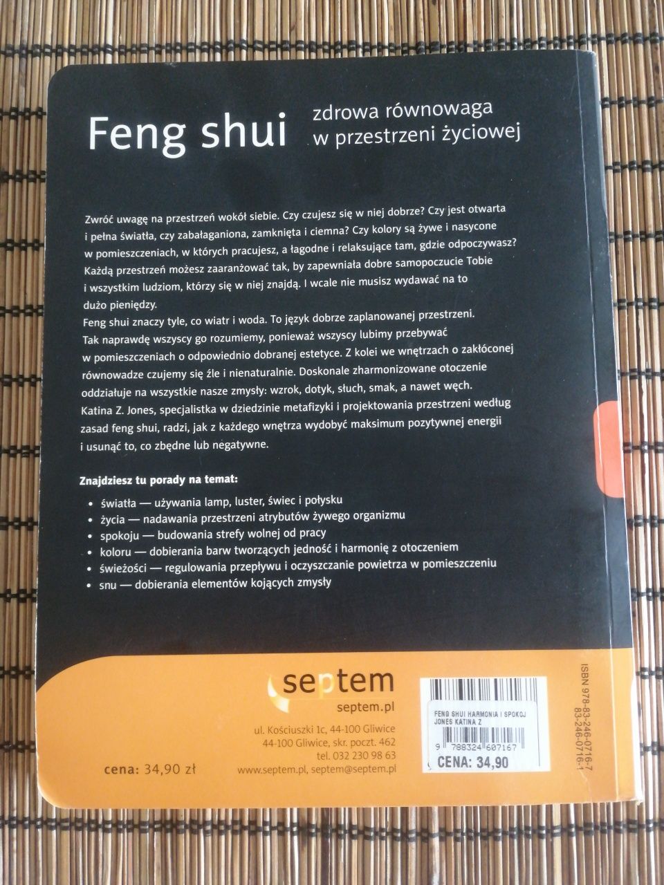 Feng shui Harmonia i spokój Karina Jones