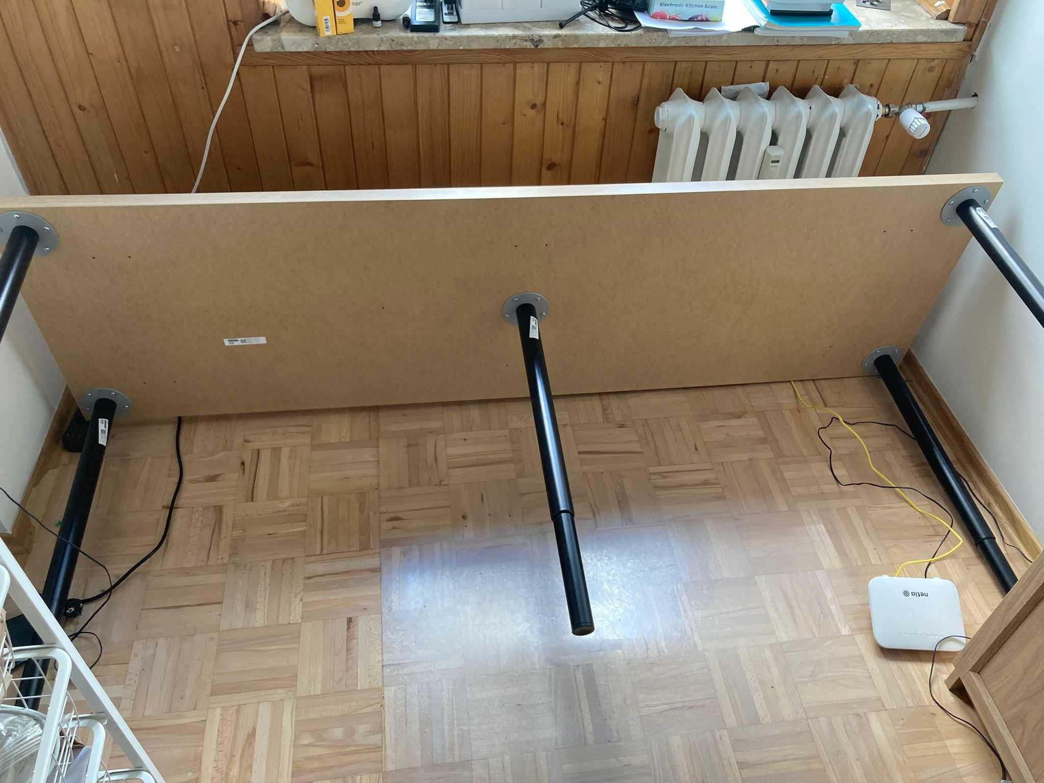 Blat Ikea Lagkapten kolor dąb WYM. 14x60 cm 5 nóg
