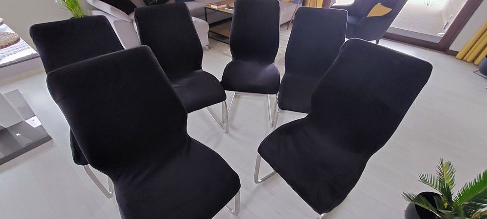 Komplet 6 krzeseł do jadalni