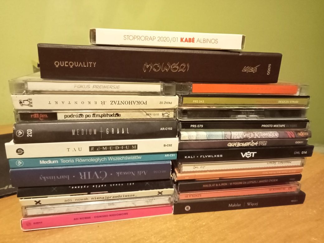 Kolekcja płyt - Kabe/Quebo/Tau/Medium/Adi Nowak/ Fokus. CD