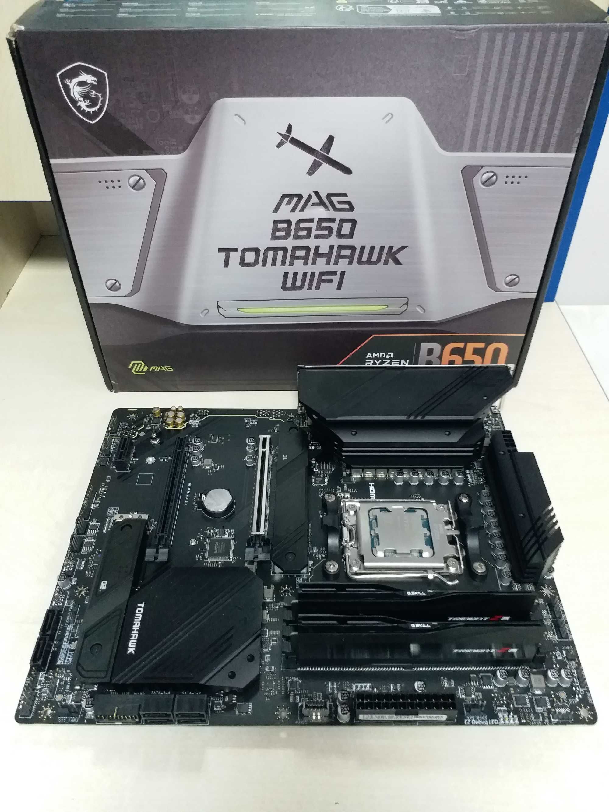 MSI B650 Tomahawk WіFі+AMD Ryzen 5 9600X+DDR5 32Gb (2x16Gb) 6000MHz