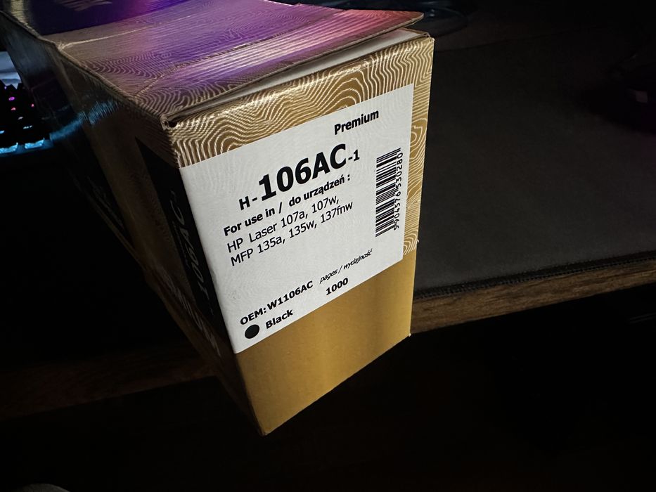 Nowy toner do drukarki HP LASER 107a 107w MFP 135a 135w 137fnw