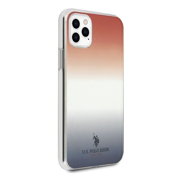 Etui U.S. Polo do iPhone 11 Pro z Gradientem Czerwono-Niebieskim