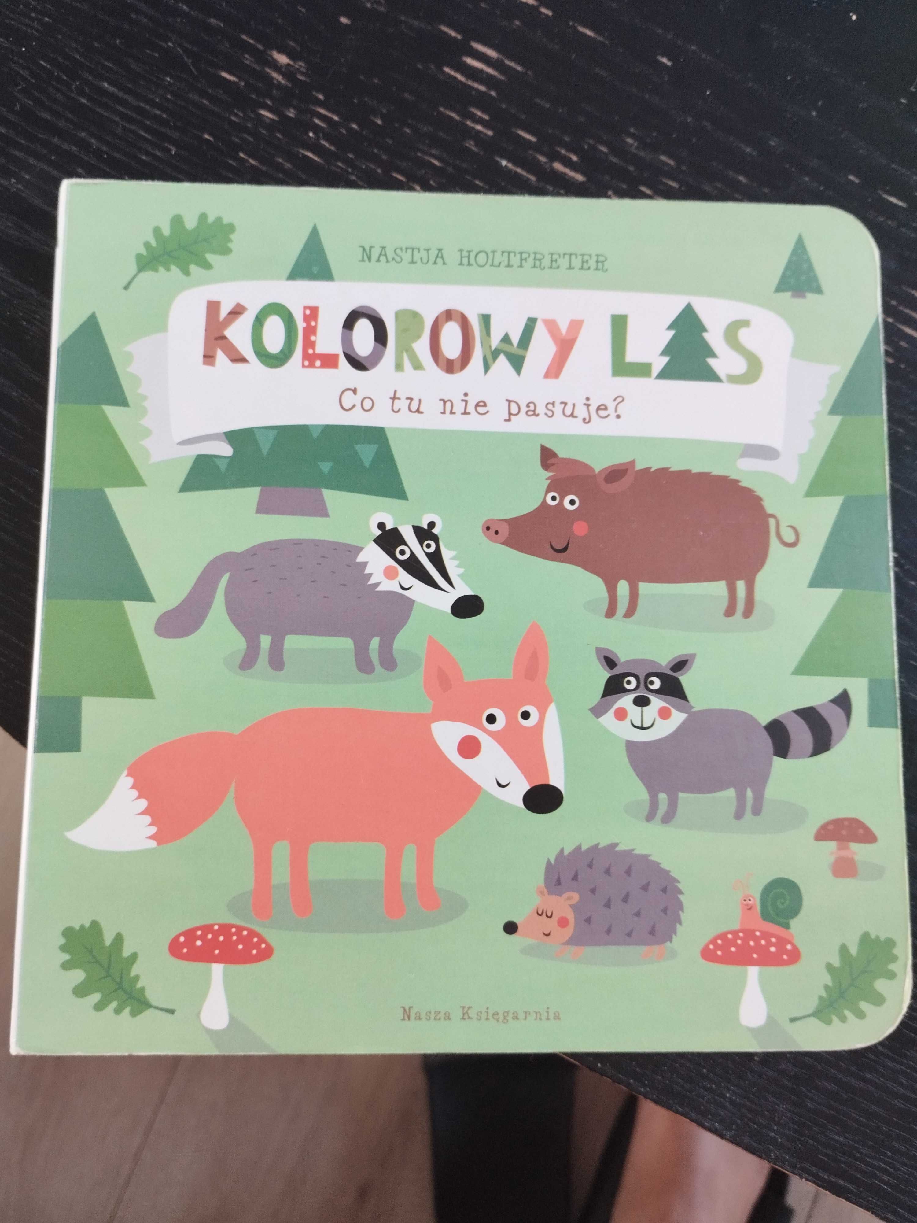 Książka dla dzieci "kolorowy las"