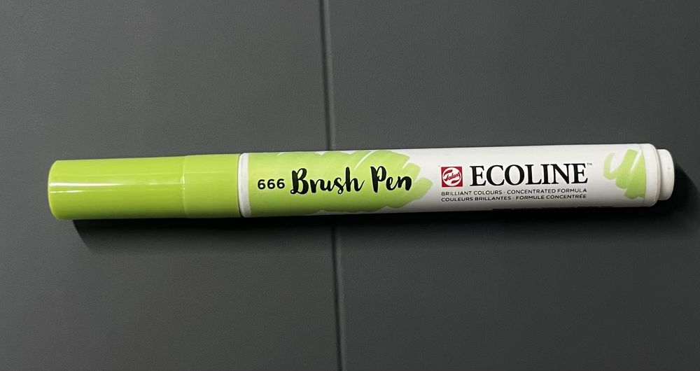 Canetas brush pen da Ecoline