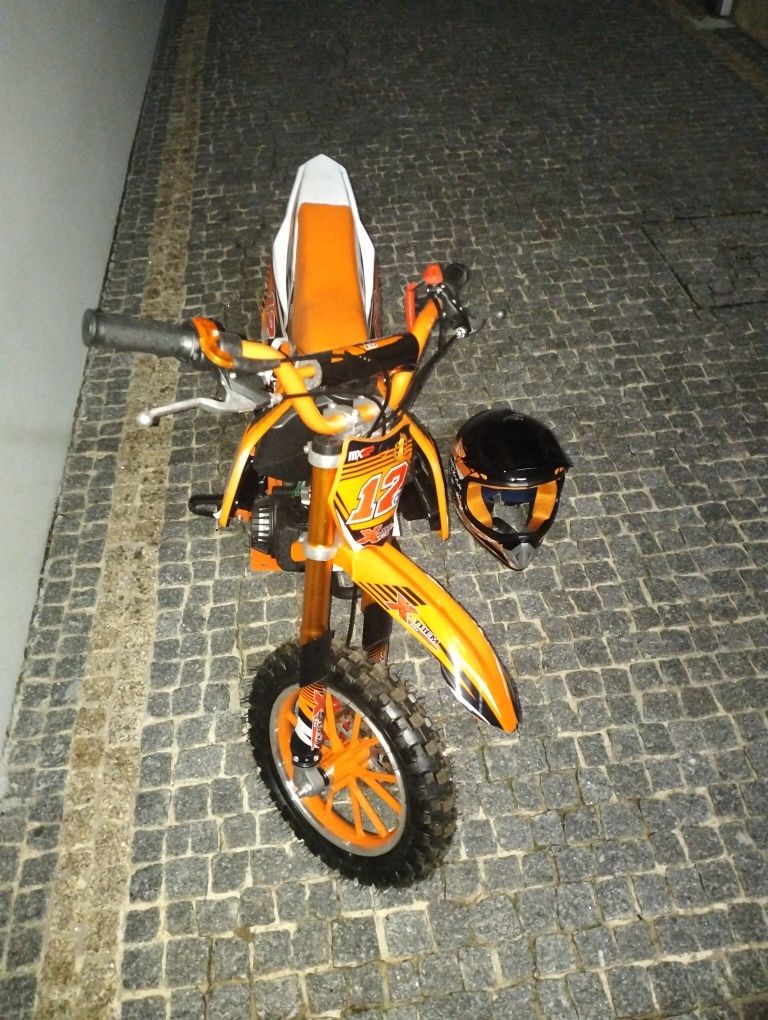 Mini moto 49cc + capacete
