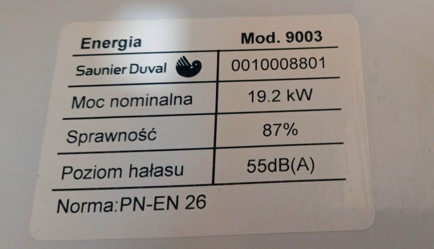 Piecyk gazowy Saunier Duval-cena promocyjna