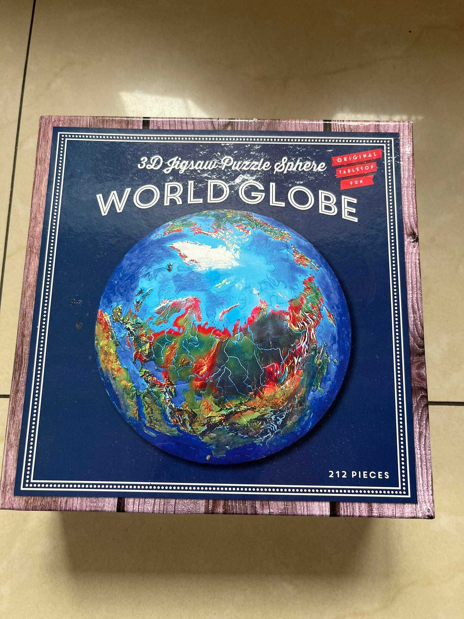 Puzzle 3D World Globe kula ziemska 212