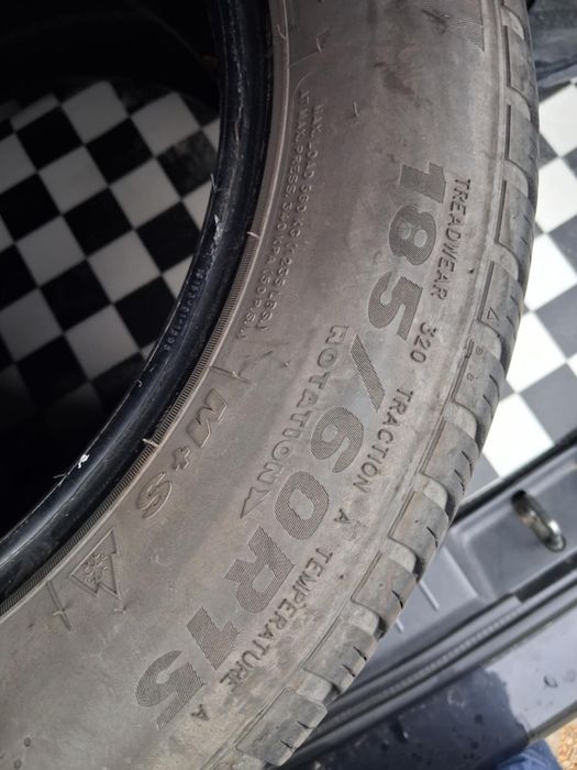 Opony R15 185/60 wielosezonowe 2 szt.