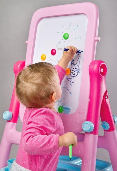 Игрушк Kiddieland и Fisher Price мольберт столяр посуда