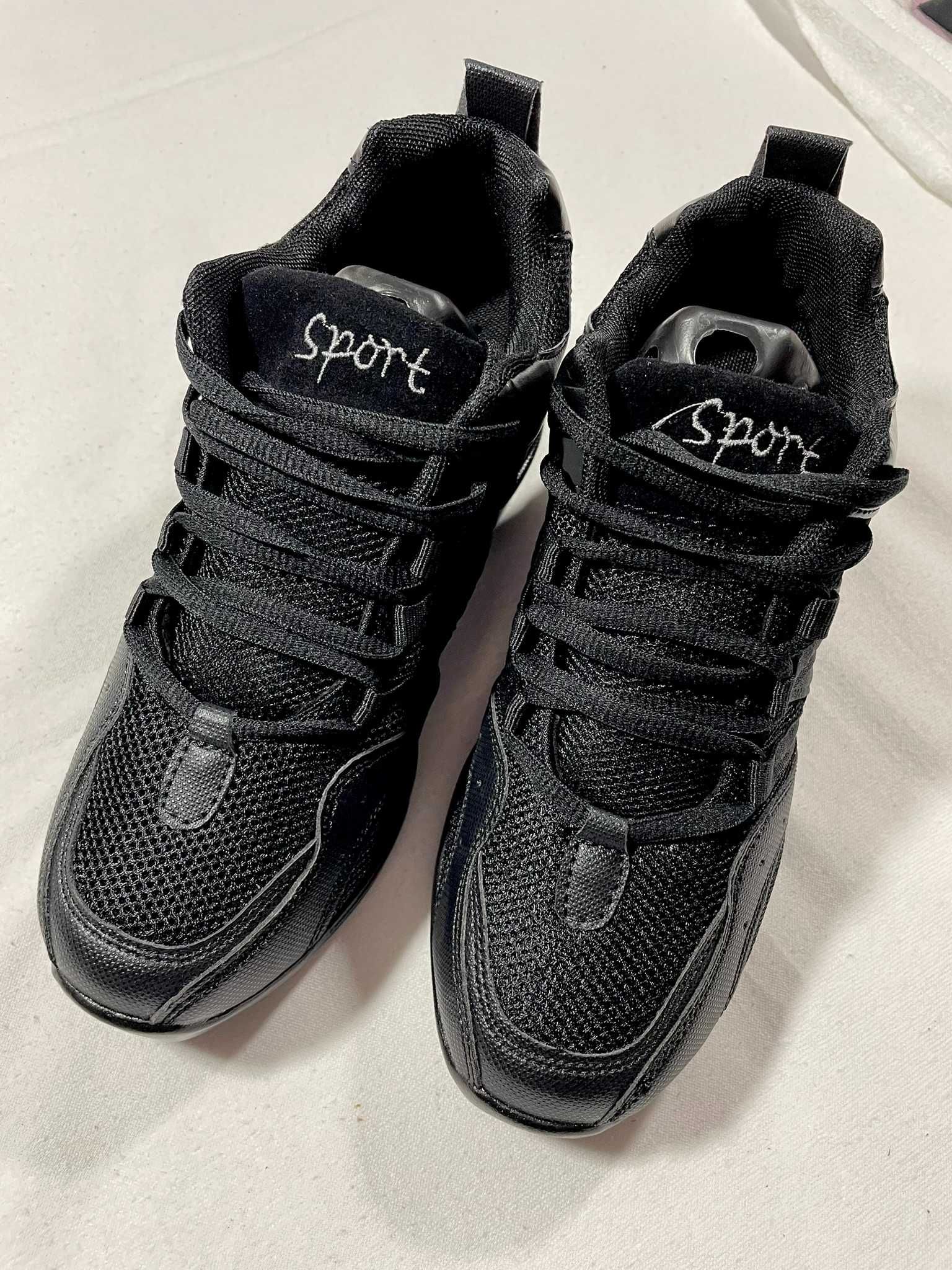 Nowe sportowe buty do tańca 38 czarne