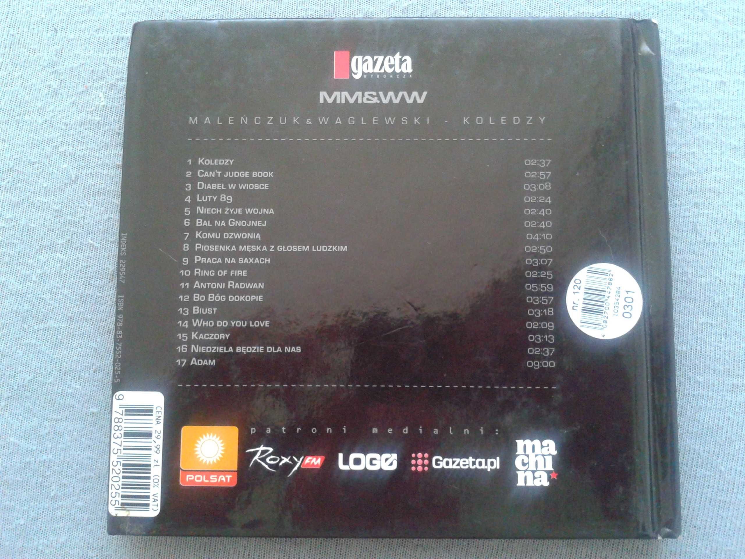 Maleńczuk & Waglewski Koledzy MM&WW  CD