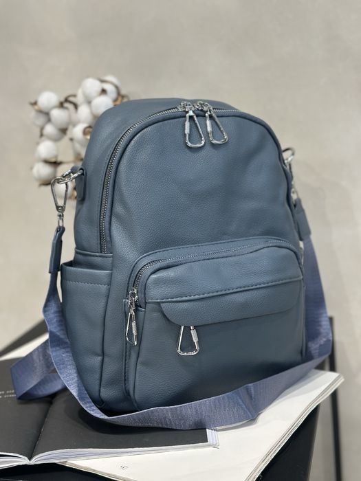 Рюкзак-сумка  денім