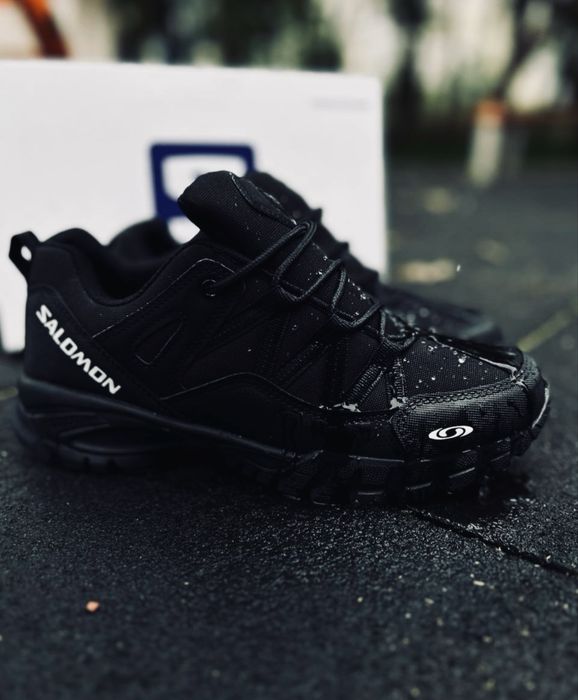 Salomon Speed Cross Pro Gote-Tex Black термо кросовки Саломон Саламон