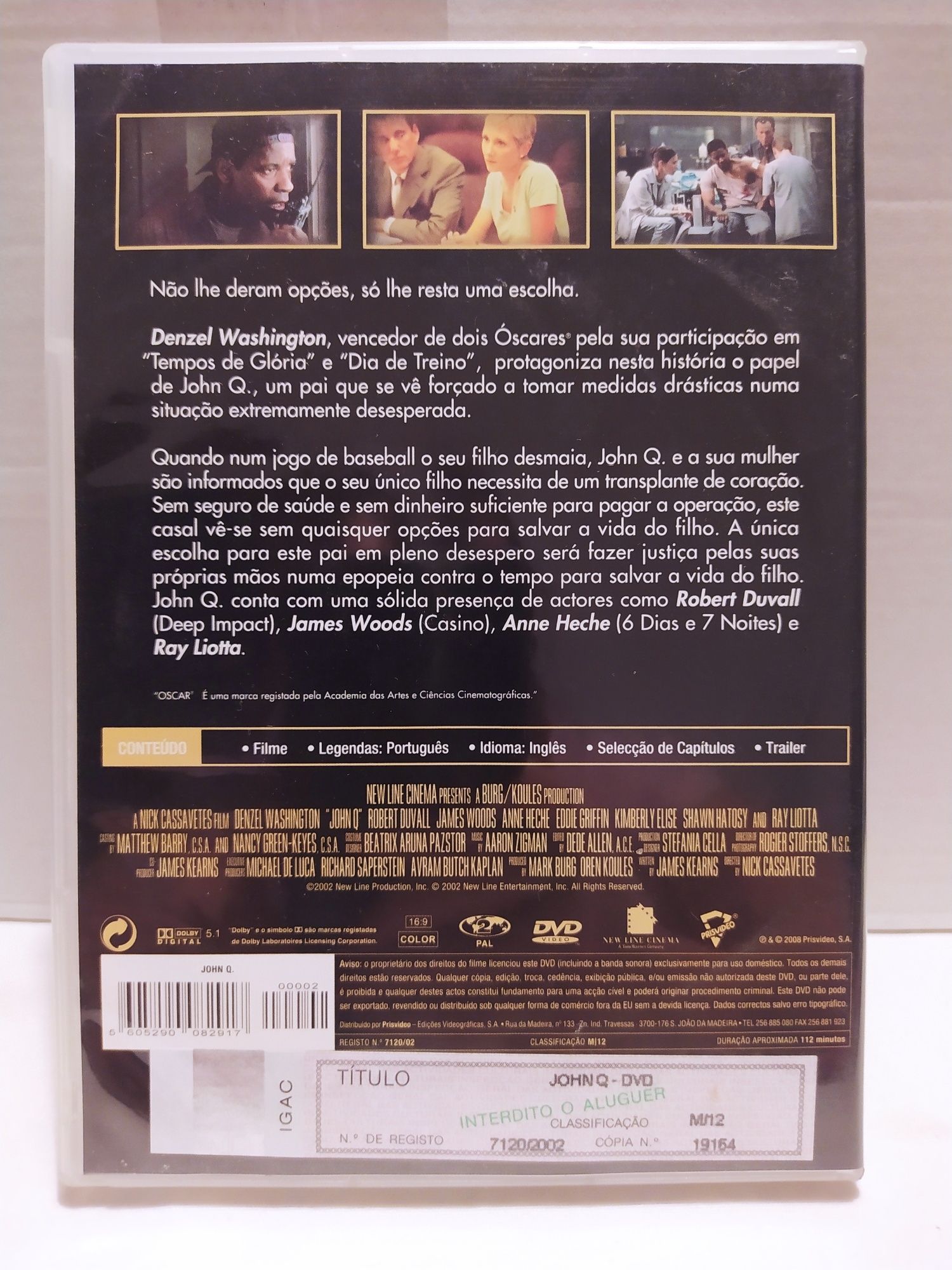 DVD. Johnq. Com Roberh Duvall
