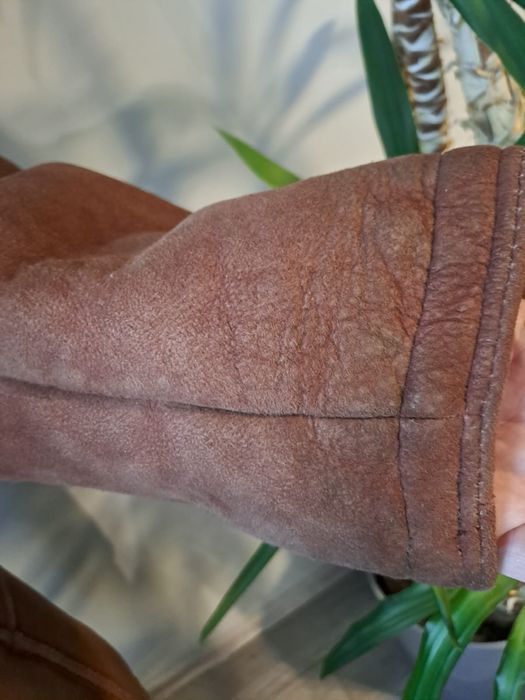 korzuch męski owczy prawdziwa skóra