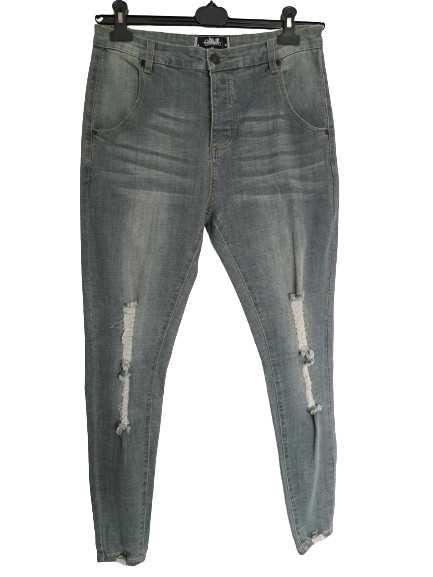 Spodnie męskie, jeansy - SIKSILK - rozm. L (SS128)