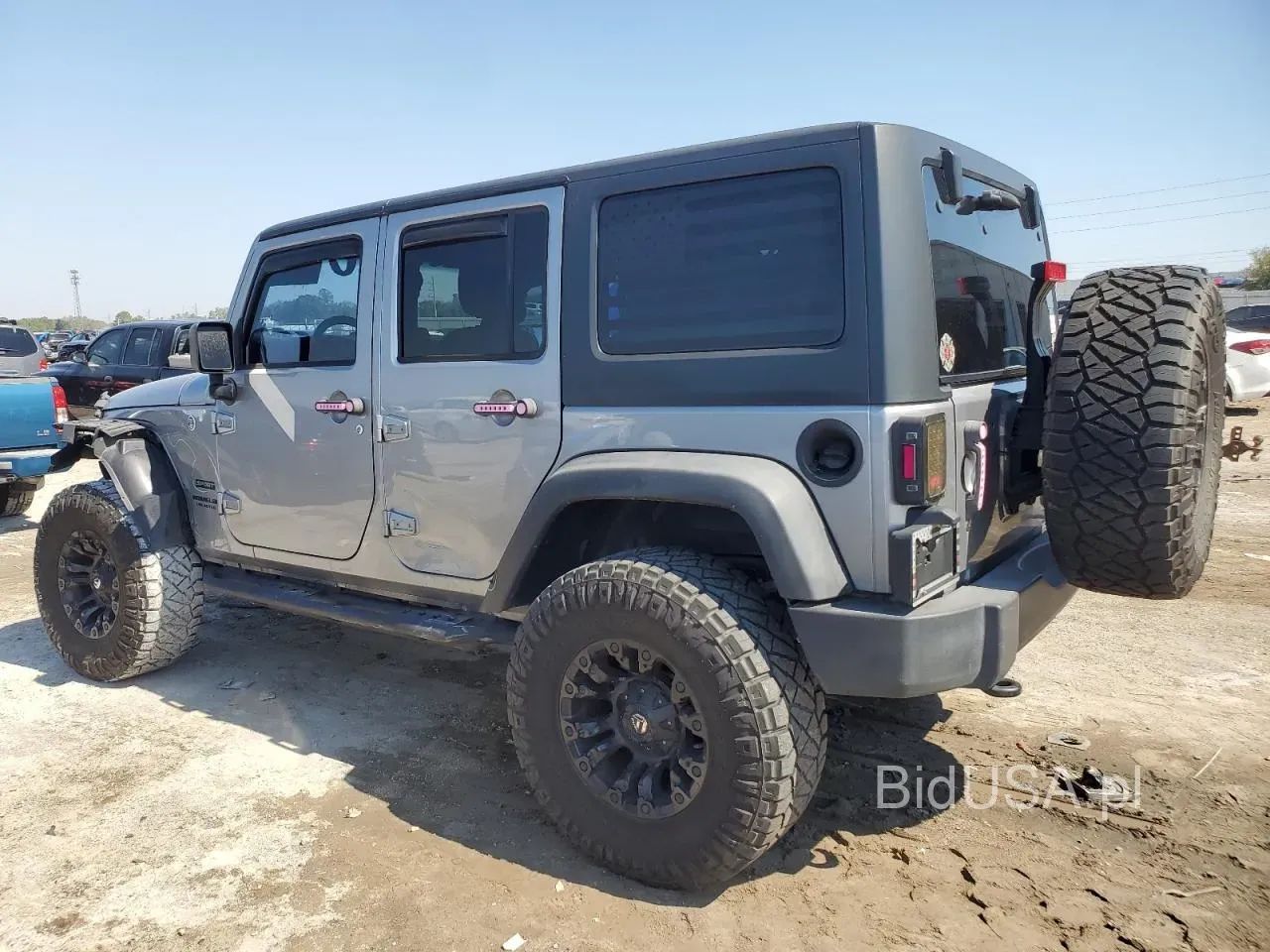 Jeep Wrangler 2017r. 3,6L 4x4 automat pali jeździ- KUPIONY w transporcie do Polski