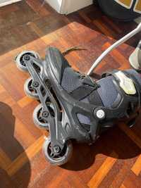 Patins em linha como novos