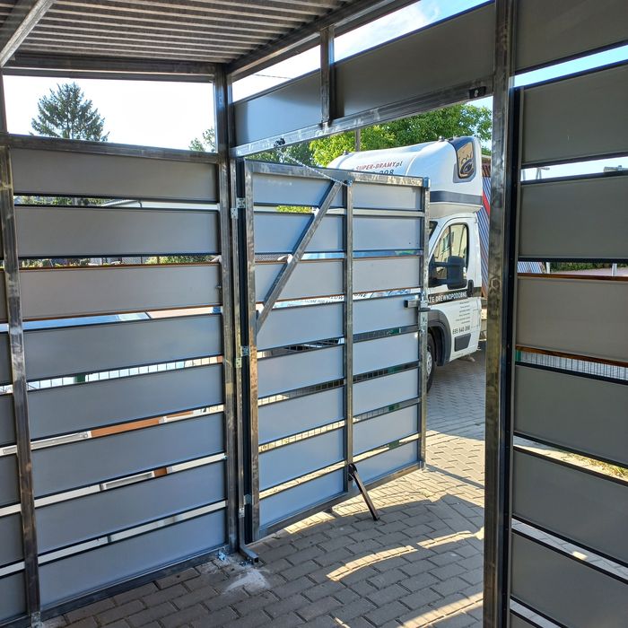 Nowoczesna wiata box , 3,5x3,5  wiata śmietnikowa wiata rowerowa każdy