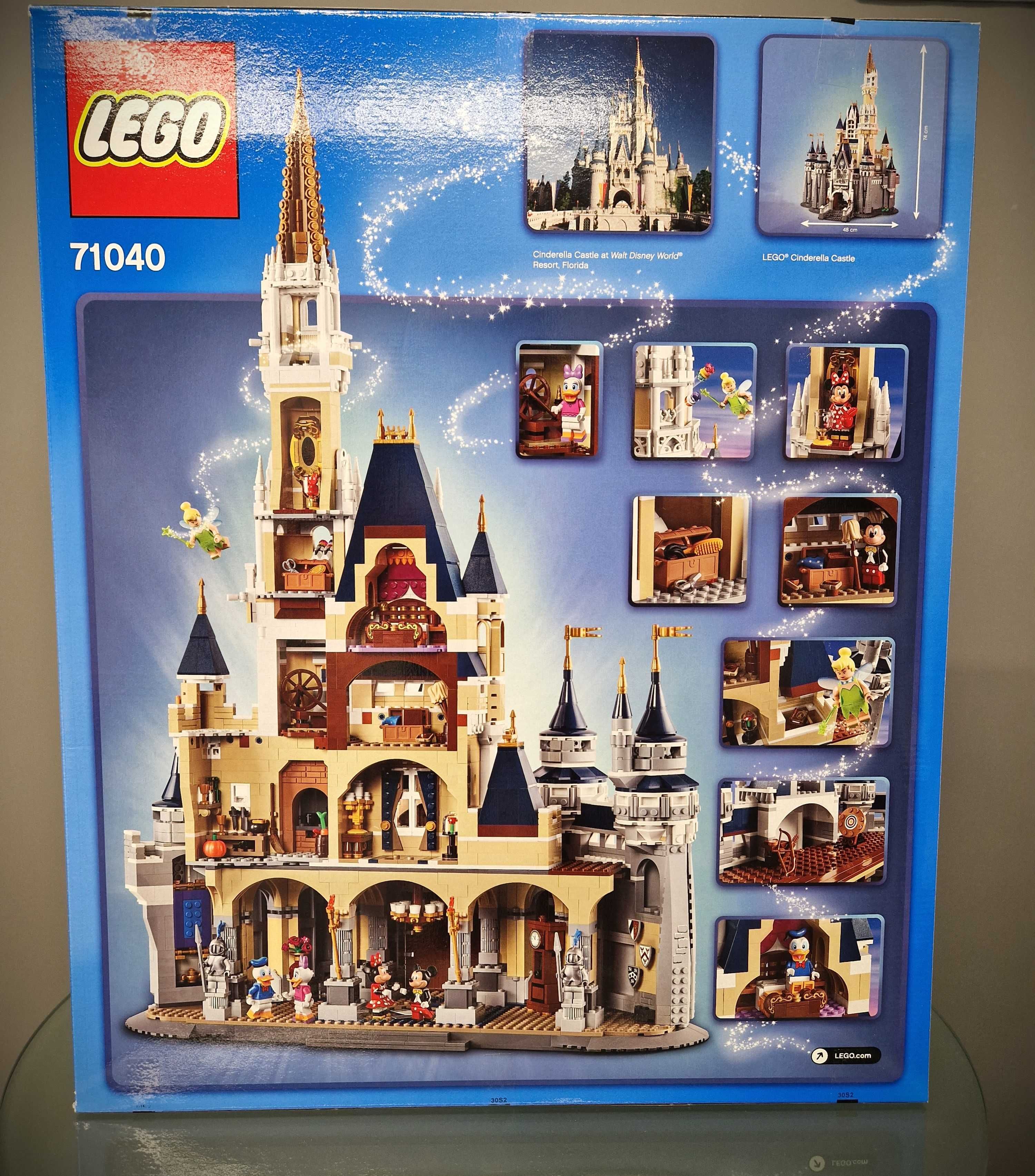 Lego Zamek Disneya 71040 - fabrycznie nowy z 1 serii z 2016 roku!!!