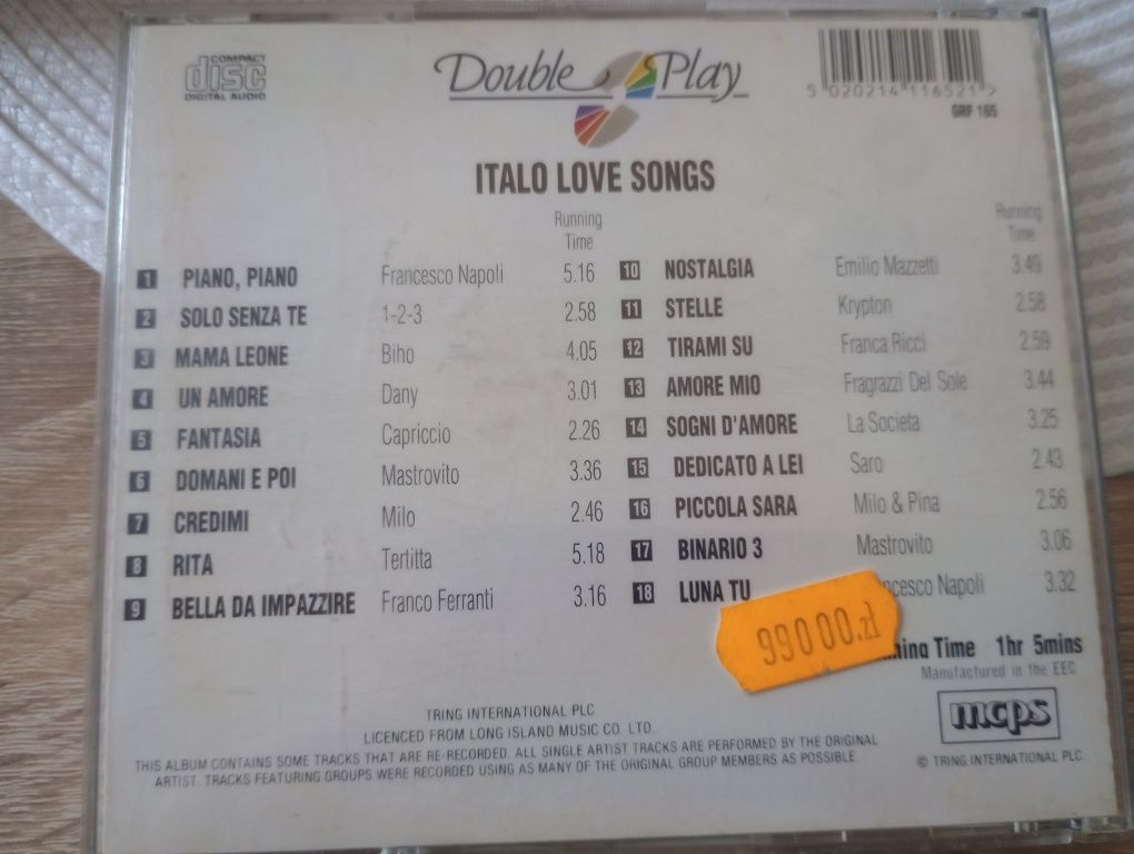 V/a Italo Love Songs CD