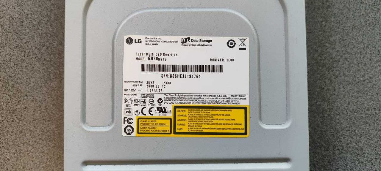 Продам DVD Rom [LG gh20ns15 SATA] (пишущий)
