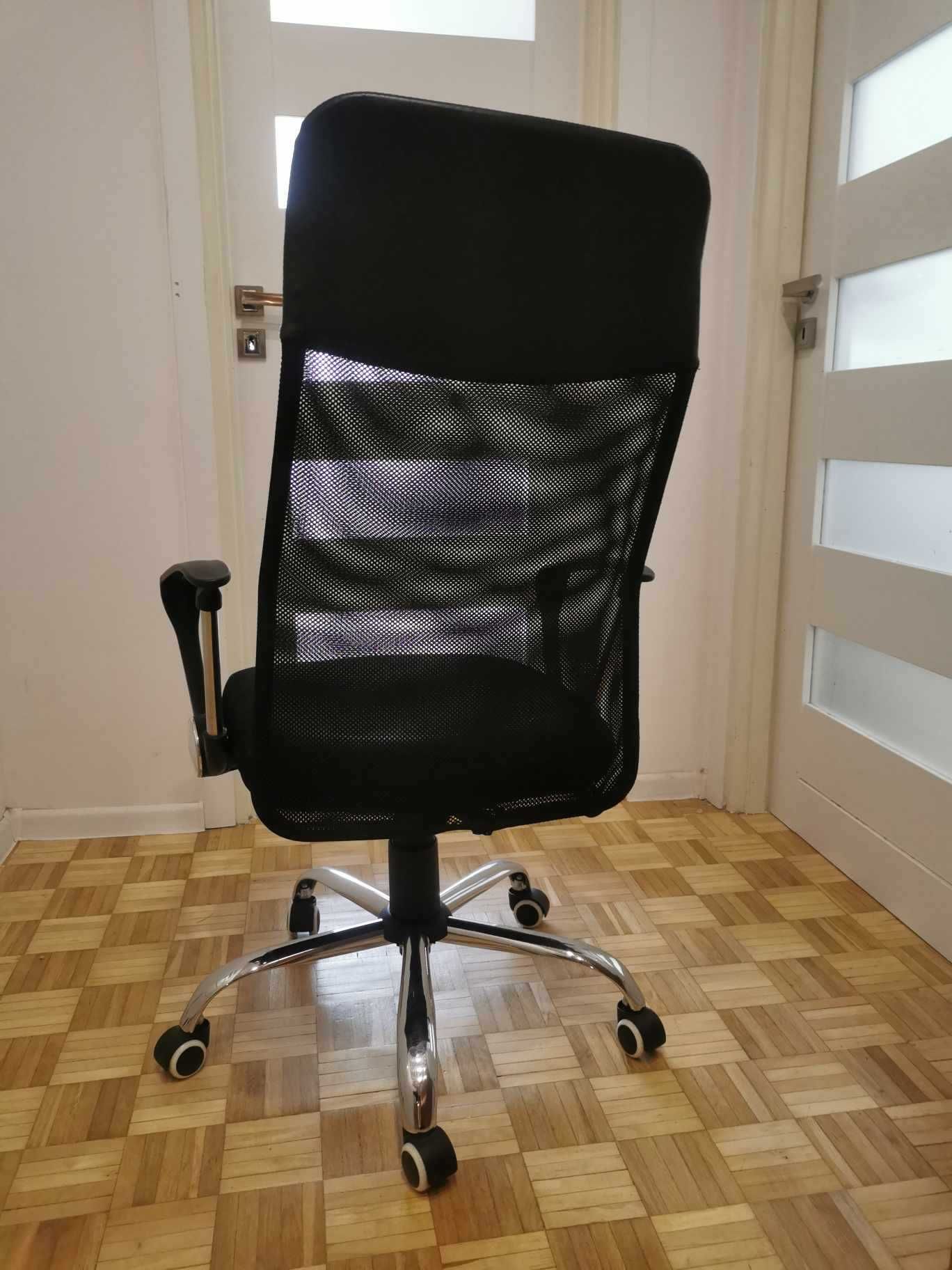 Krzesło Obrotowe Biurowe Na Kółkach Do Biurka Regulowane Fotel 5szt