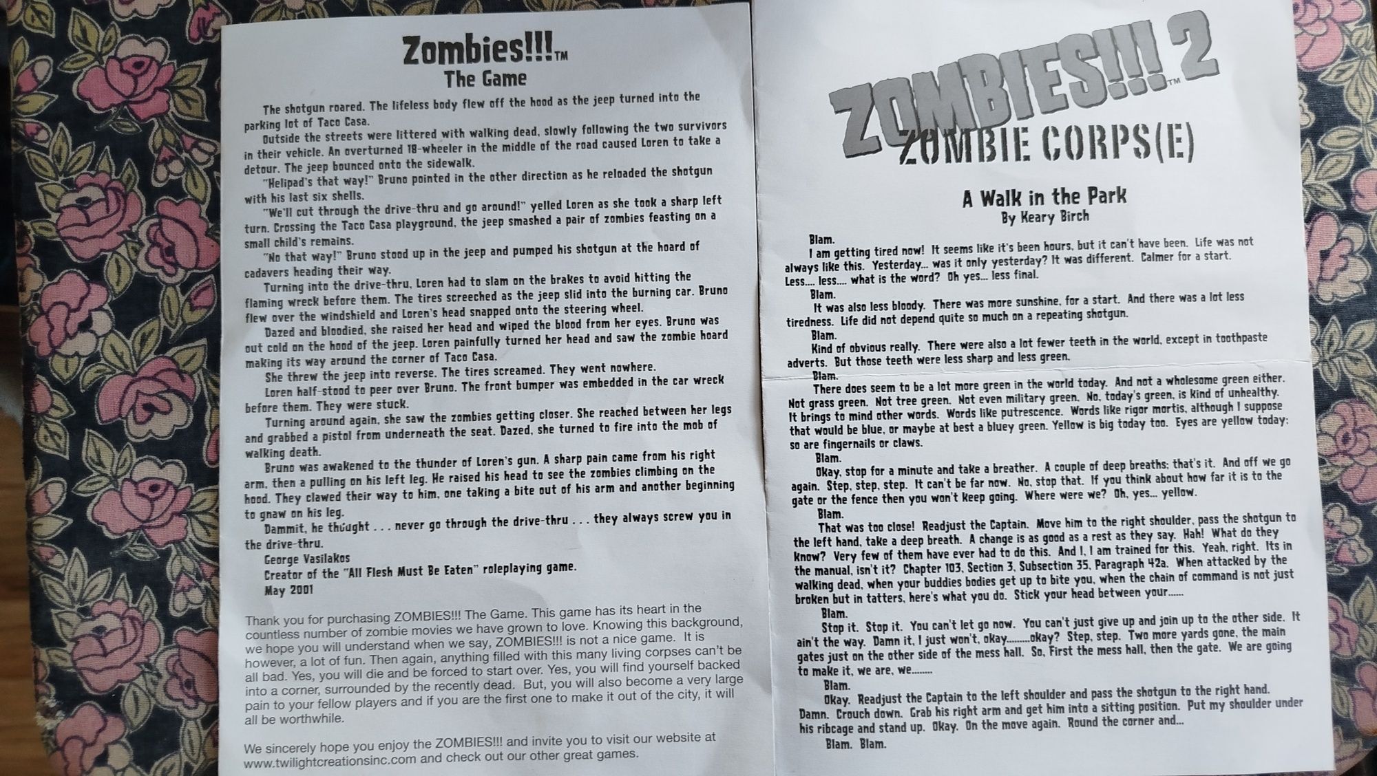 Zombies!!! The game. Plus dodatek zombie corps(e)