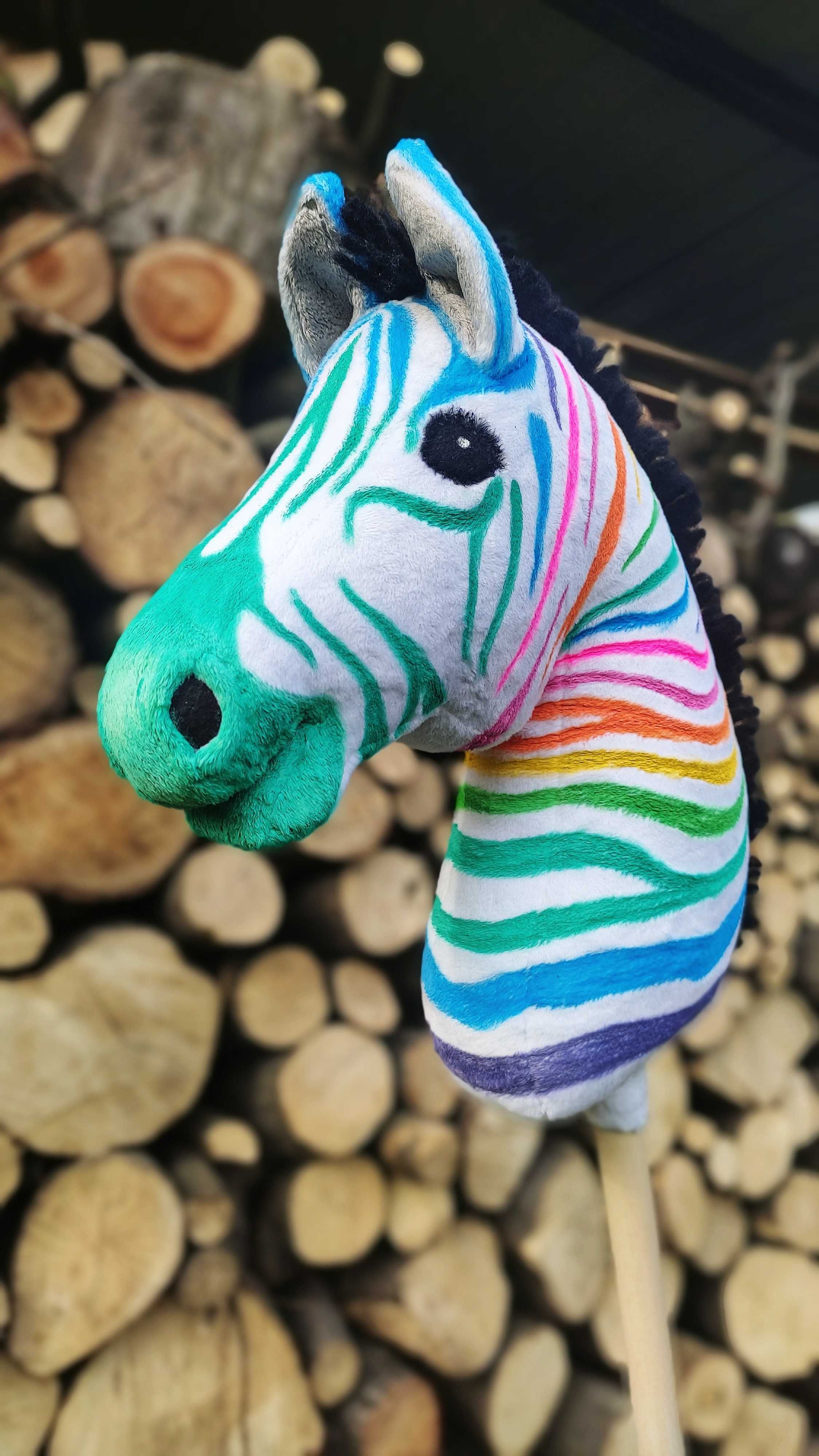 Hobby horse Zebra konik na kiju