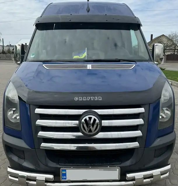 Кенгурятник Volkswaqen  Crafter передній захист дуги передні