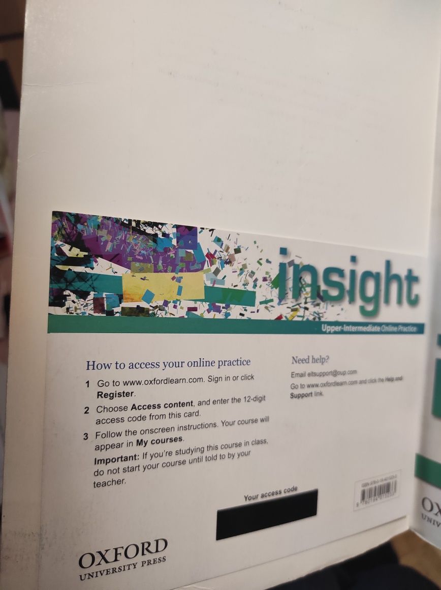 Podręcznik Insight Upper-Intermediate (Student's Book) Oxford 2015