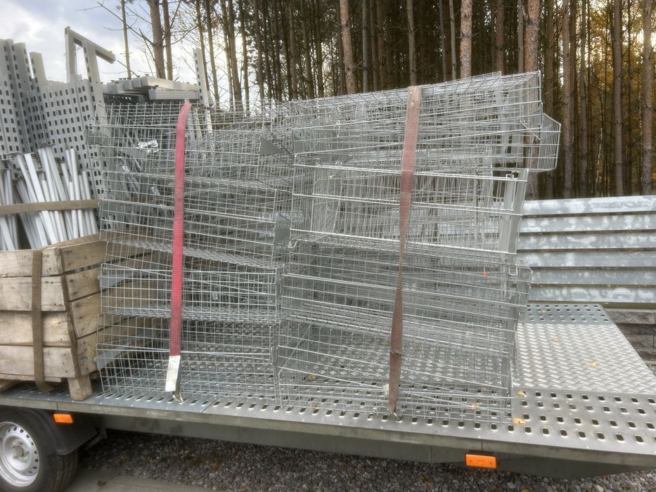 Kosze sklepowe jezdne sztaplowane Okazja Fakrura Vat