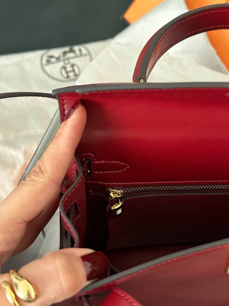Сумка Hermes шкіряна