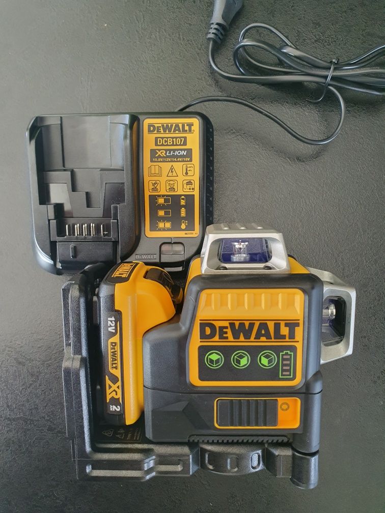 Laser krzyżowy liniowy DeWalt zielony 3x360 DCE089G oryginał NOWY