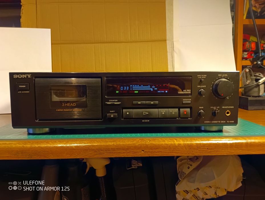 Magnetofo Sony TC-K490 3 głowicowy