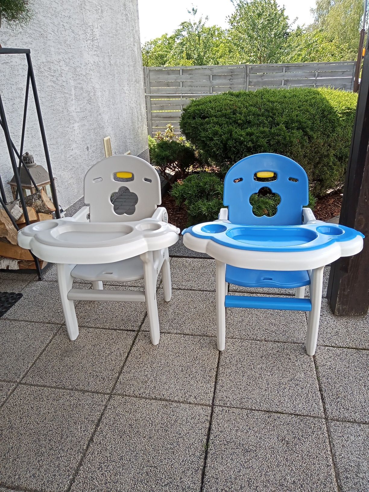 2 krzeseleczka dla dzieci do siedzenia i do karmienia