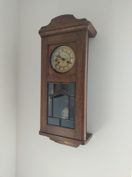 Zegar ścienny wahadłowy Junghans Le roi a Paris