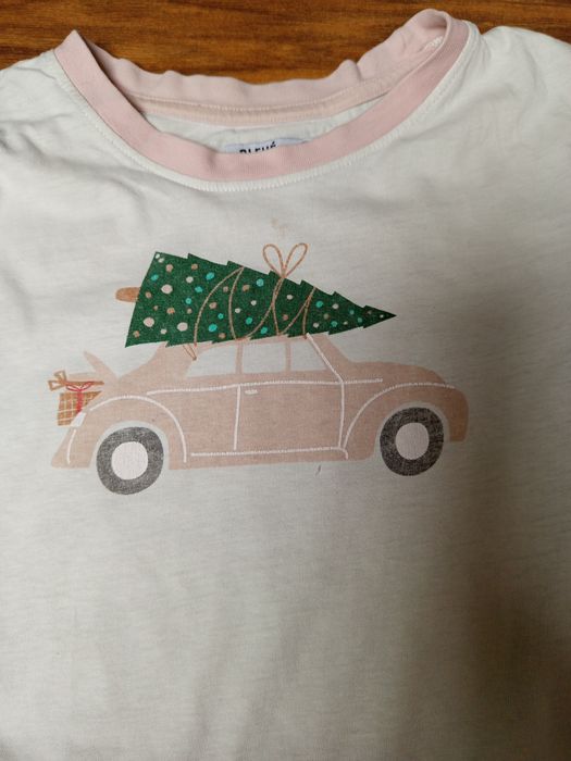 Piżama dziewczęca świąteczna 140/146